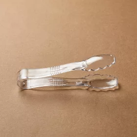 Salátacsipesz, 23 cm, átlátszó polikarbonát