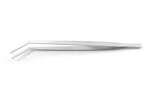 Tálalócsipesz/séfcsipesz, hajlított precíziós, 30,5 cm, HENDI