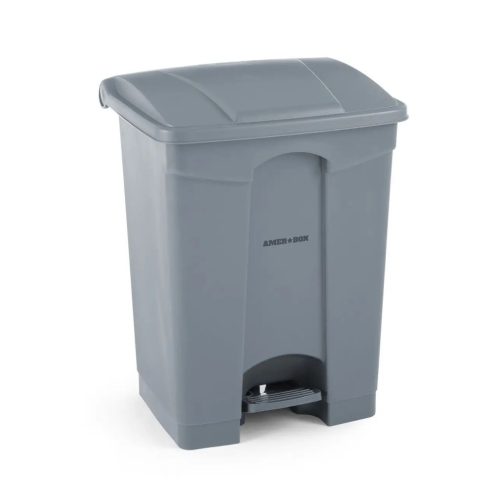 Pedálos szemetes, 68 l, polietilén, 49x41x66 cm, AmerBox