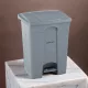 Pedálos szemetes, 68 l, polietilén, 49x41x66 cm, AmerBox