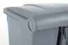 Pedálos szemetes, 87 l, polietilén, 50x41x81,5 cm, AmerBox