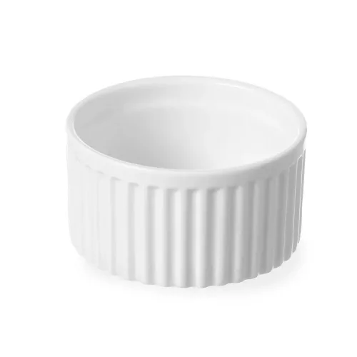 Ramekin szufléforma, 9×4,8 cm, kemény porcelán