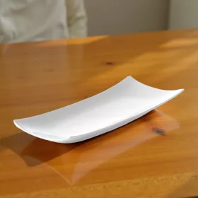 Kínáló tál, 35×14,5×4 cm, kemény porcelán