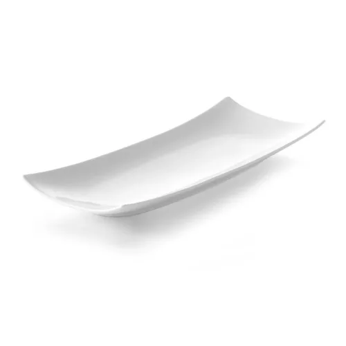 Kínáló tál, 35×14,5×4 cm, kemény porcelán