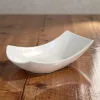 Kínáló tál, 22,5×11,1×6,2 cm, porcelán