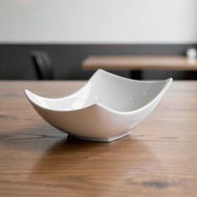 Kínáló tál, 22,5×11,1×6,2 cm, porcelán