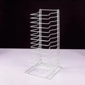   Pizzaforma, tepsitartó állvány, 14 részes, 30×30,5×68 cm