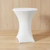 Bárasztal terítő, fehér, átm. 80-85 cm