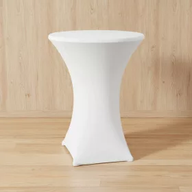 Bárasztal terítő, fehér, átm. 80-85 cm