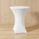 Bárasztal terítő, fehér, átm. 80-85 cm