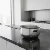 Bain-marie melegítő edény, 15 cm, 1 liter, duplafalú, rozsdamentes