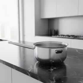   Bain-marie melegítő edény, 15 cm, 1 liter, duplafalú, rozsdamentes