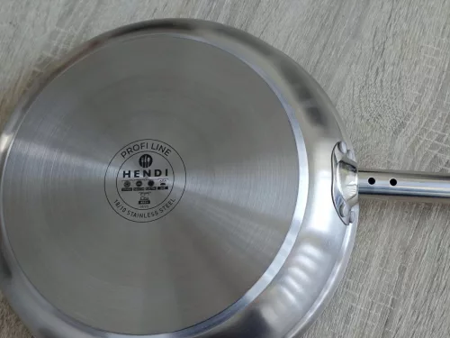 Rozsdamentes serpenyő, 28 cm, indukciós, tapadásmentes, HENDI