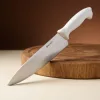 Szakácskés, 24 cm penge, fehér nyél