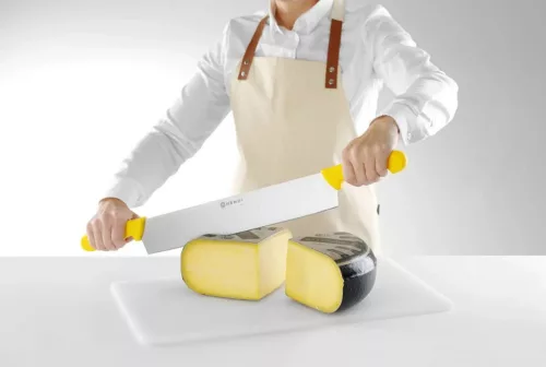 Kétkezes sajtkés, 38 cm penge