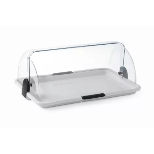 Tálca roll-top fedővel, 46,5×31×19 cm, polipropilén
