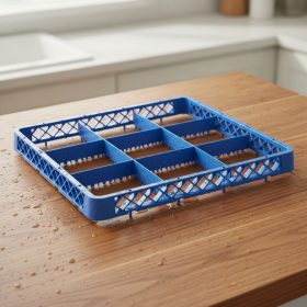   Mosogatórekesz-magasító, 9 cellás, 50×50×4,5 cm polipropilén