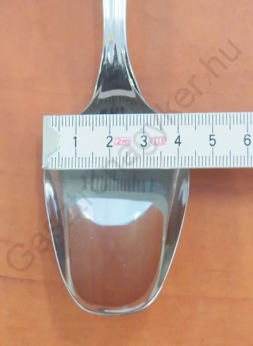 Poker evőkanál, 3 mm vastag, rozsdamentes