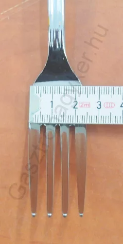 Poker evővilla, 3 mm vastag, rozsdamentes