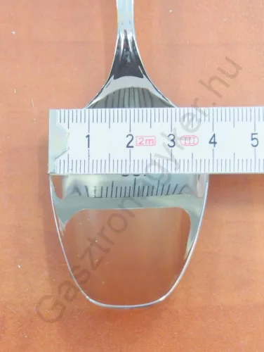 Poker desszertkanál, 3 mm vastag, rozsdamentes