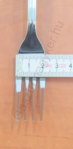 Poker desszertvilla, 3 mm vastag, rozsdamentes