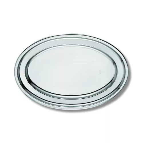 Alfa prémium ovális tálca, 35 cm, 18/10 rozsdamentes