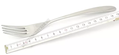 Ottocento evővilla, 3 mm vastag, rozsdamentes