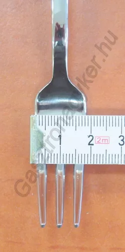 Medea süteményesvilla, rozsdamentes