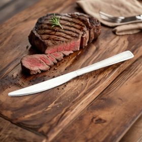 Itália evőkés, vékony nyél, rozsdamentes