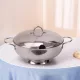Ambra leveses tál fedővel, 22 cm, 2,5 liter, rozsdamentes