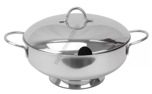 Ambra levestál fedővel, 26 cm, 4 liter, rozsdamentes