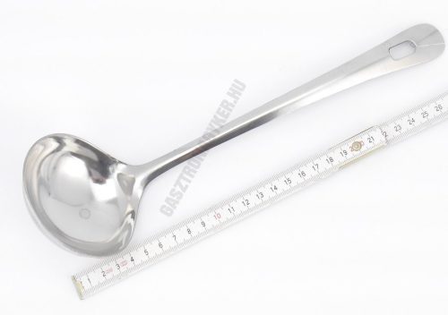 Aurora merőkanál, 80 ml, nyélhossz: 23 cm átmérő: 8,5 cm, rozsdamentes