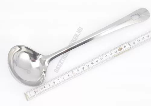 Aurora merőkanál, 80 ml, nyélhossz: 23 cm átmérő: 8,5 cm, rozsdamentes