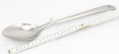 Szervírozókanál, spicckanál, rozsdamentes, teljes hossza 35 cm, Aurora