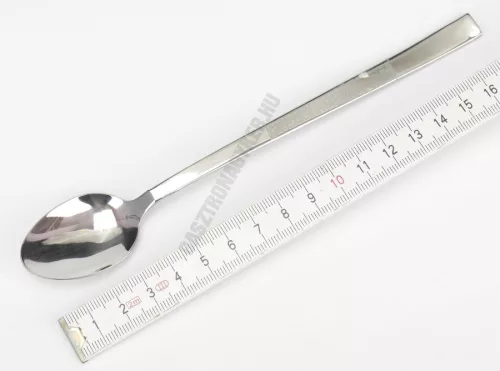 Ginevra koktélkanál, 3,5 mm vastag, 18/10 rozsdamentes