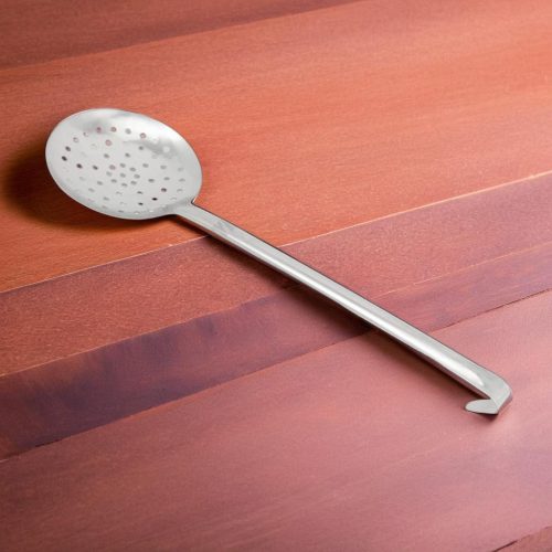 Unipezzo szűrőkanál, rozsdamentes, nyélhossz.: 26 cm. átmérő 11 cm