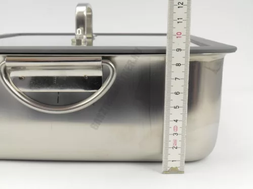 MAXIMA tepsi üvegfedővel 36×25 cm, dobozban