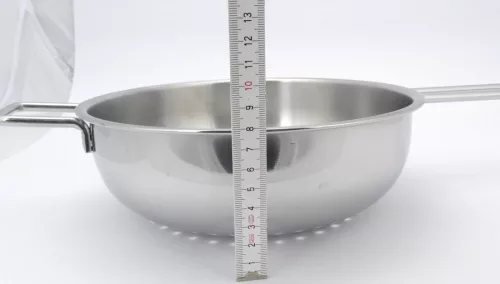 Nyeles szűrő, erős, 22 cm rozsdamentes