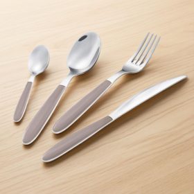 24 db-os evőeszközkészlet homok színű nyéllel