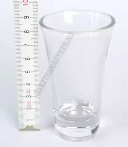 Xénia pálinkáspohár 75 ml, üveg