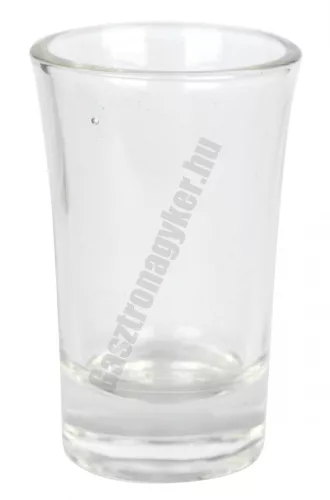 Y pálinkáspohár 40 ml, üveg
