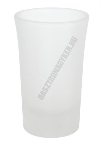 Pálinkás pohár 40 ml, homokfúvott, üveg