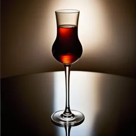 Grappa pálinkáspohár, 70 ml, üveg