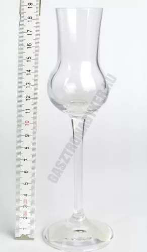 Grappa pálinkáspohár, 70 ml, üveg