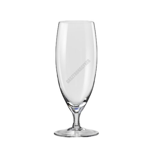 Sörös pohár, 380 ml, mértékjeles, kristály