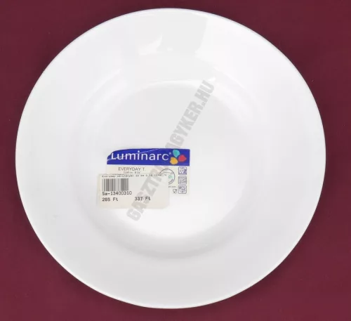 Everyday mélytányér 22 cm 150 ml temperált üveg