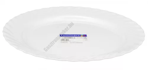 Trianon lapostányér 30,5 cm, opálüveg