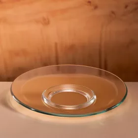 Voluto kávéscsésze alj, 12 cm, temperált üveg
