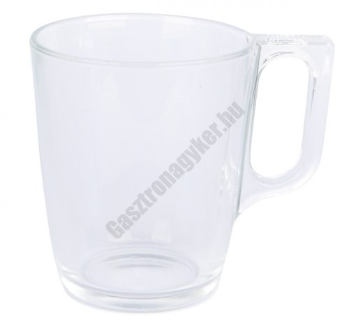 Voluto bögre, 250 ml, temperált üveg