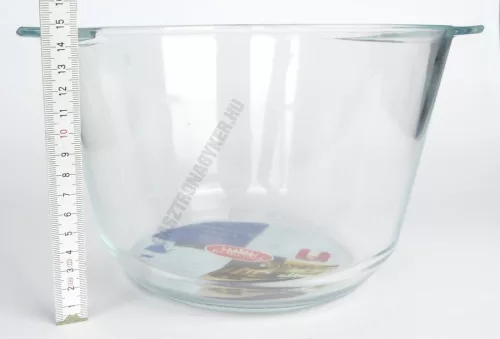 Hőálló jénai levestál, 4 liter, füllel